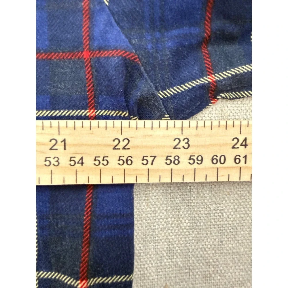 Polo Ralph Lauren The Presidents Cup Plaid Polo Shirt Mens Large Navy Blue L
